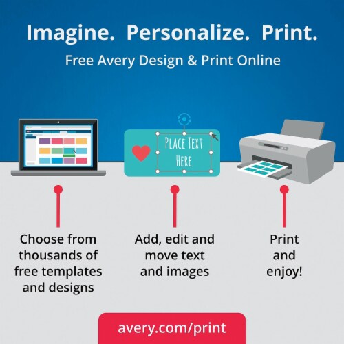 Avery® CARD,DOORHANGR,TEAR,80,WH 16150 Perspective: left