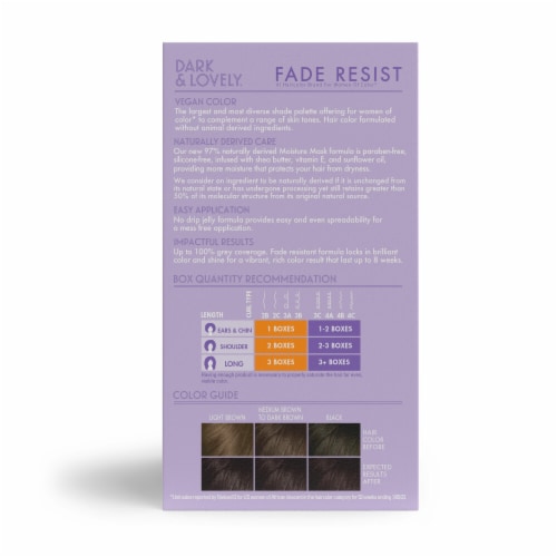 Dark & Lovely® 372 Natural Black Permanent Hair Color Perspective: left