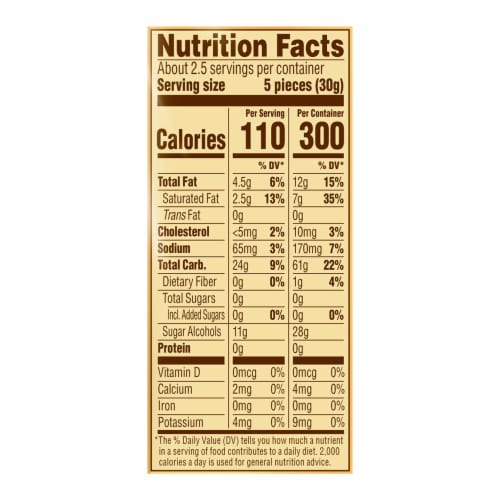 Werther's Original Sugar Free Vanilla Chewy Caramel Candies Perspective: left