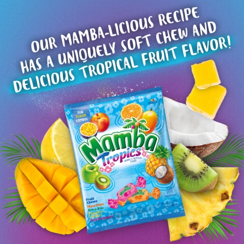 Mamba® Tropics Fruit Chews Chewy Candy Perspective: left