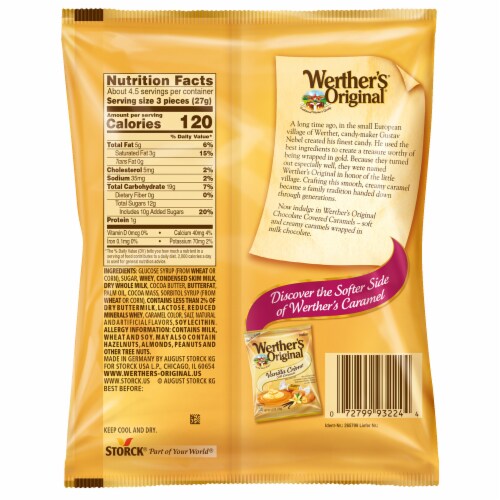 Werther’s® Original Chocolate Covered Caramels Perspective: left