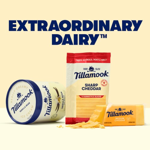 Tillamook Thin Baby Swiss Cheese Slices Perspective: left