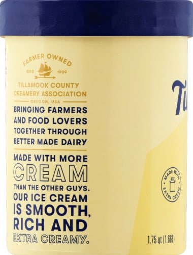 Tillamook® French Vanilla Ice Cream Perspective: left
