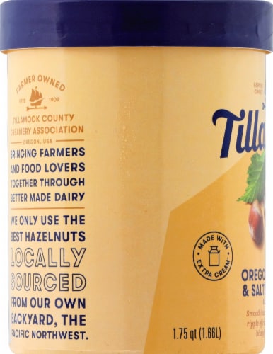 Tillamook® Oregon Hazelnut & Salted Caramel Ice Cream Perspective: left