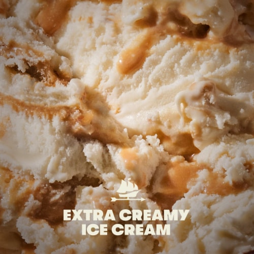 Tillamook Caramel Swirl Ice Cream Tub Perspective: left