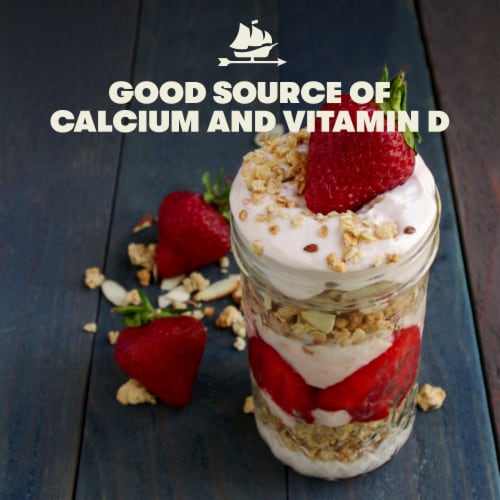 Tillamook Low Fat Oregon Strawberry Good & Creamy Yogurt Perspective: left