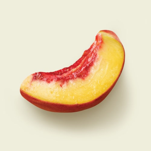 Tillamook Low Fat California Peach Greek Yogurt Perspective: left