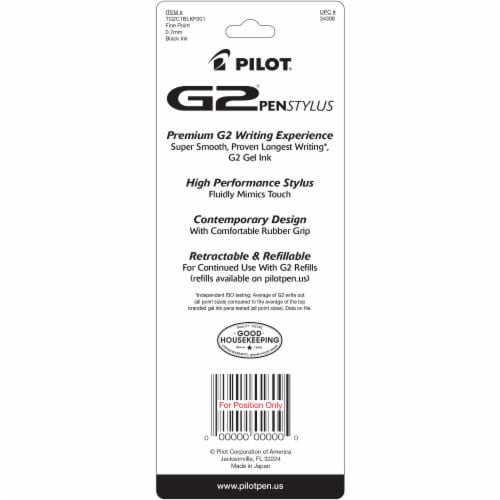 Pilot G2 Stylus Fine Point Gel Pen - Assorted Perspective: left
