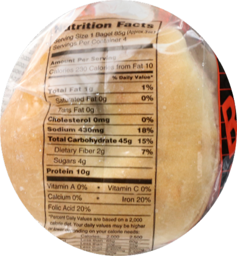Bagels Forever® Frozen Perspective: left