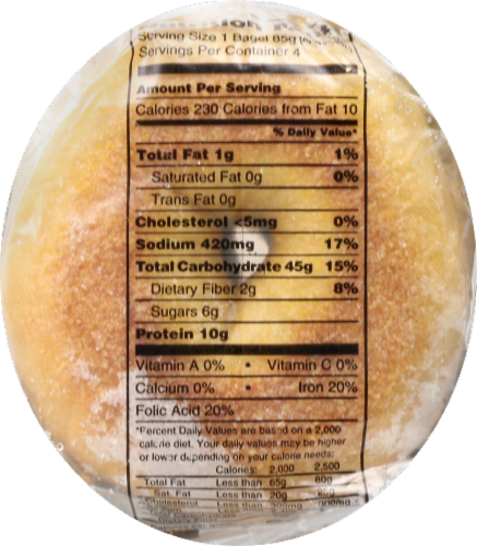 Bagels Forever® Frozen Egg Bagels Perspective: left