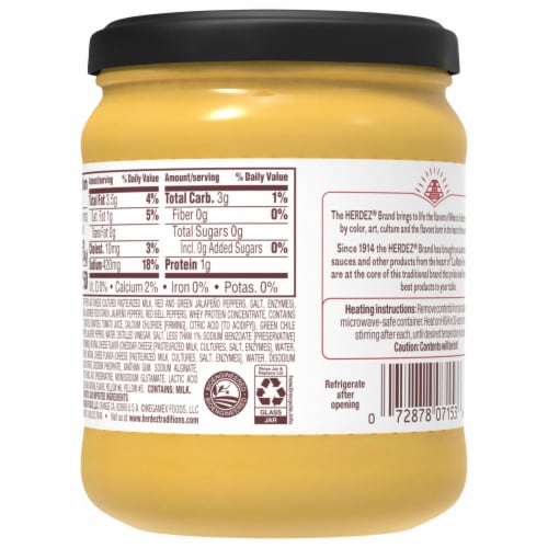 Herdez® Queso Con Salsa Medium , 15 Oz. Perspective: left