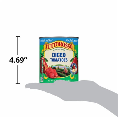 Tuttorosso® Diced Tomatoes Perspective: left