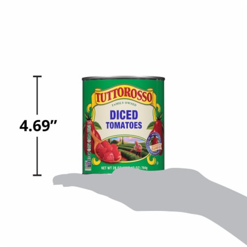 Tuttorosso® Diced Tomatoes Perspective: left
