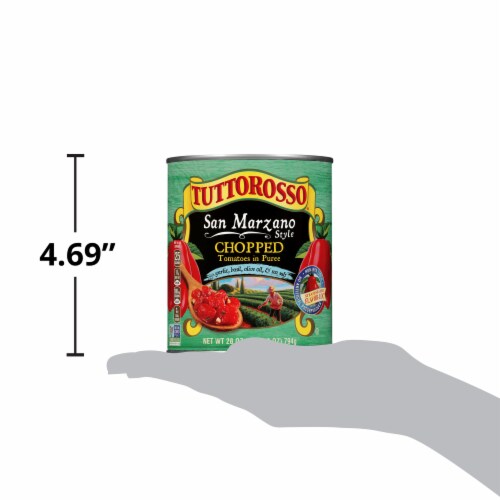 Tuttorosso® San Marzano Style Chopped Tomatoes In Puree Perspective: left