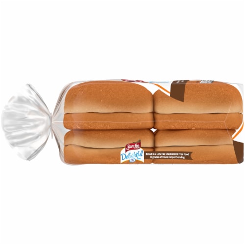 Sara Lee Delightful Wheat Hamburger Buns Perspective: left