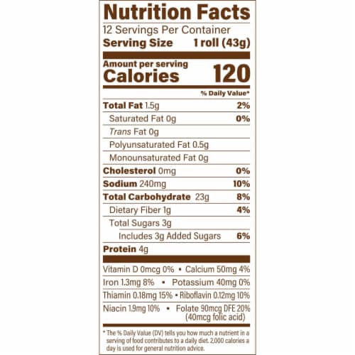 Sara Lee Artesano White Sliced Bread Bakery Rolls Perspective: left