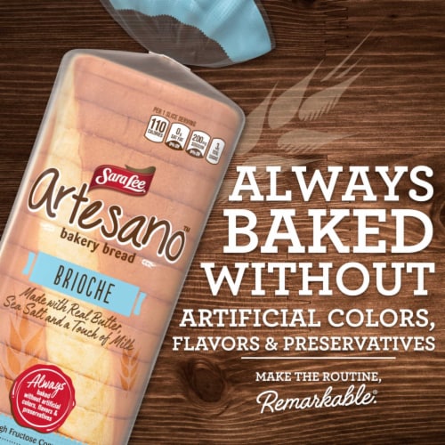 Sara Lee Artesano Brioche Bakery Bread Perspective: left