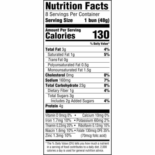 Sara Lee Artesano Brioche Hot Dog Buns Perspective: left