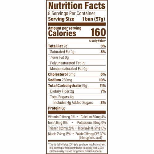 Sara Lee Artesano Brioche Buns Perspective: left