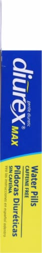 Diurex Max Bloat Relief Water Caplets Perspective: left
