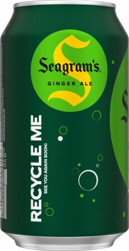 Seagram's® Ginger Ale Single Can Perspective: left