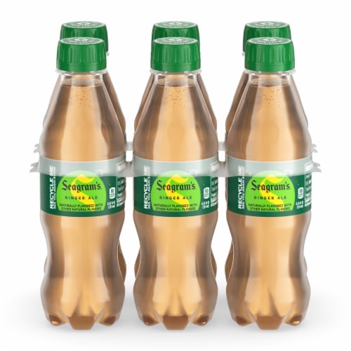 Seagram'S® Ginger Ale Caffeine Free Soda Bottles Perspective: left