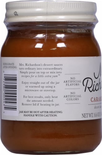 Mrs. Richardson's® Caramel Dessert Sauce Topping Perspective: left