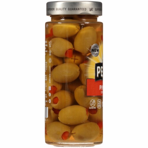 Pearls® Pimiento Stuffed Queen Green Olives Perspective: left