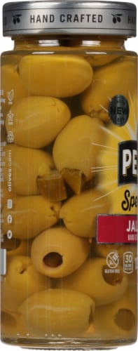 Pearls® Specialties® Jalapeno Stuffed Green Olives Perspective: left