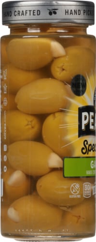 Pearls® Specialties® Garlic Stuffed Queen Olives Perspective: left