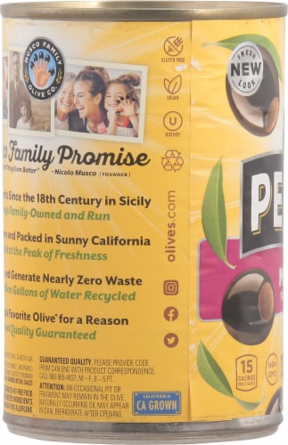 Pearls® Medium Pitted California Ripe Olives Perspective: left