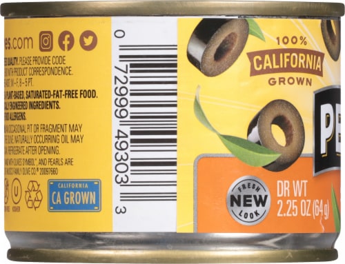 Pearls® Sliced Black Ripe Olives Perspective: left