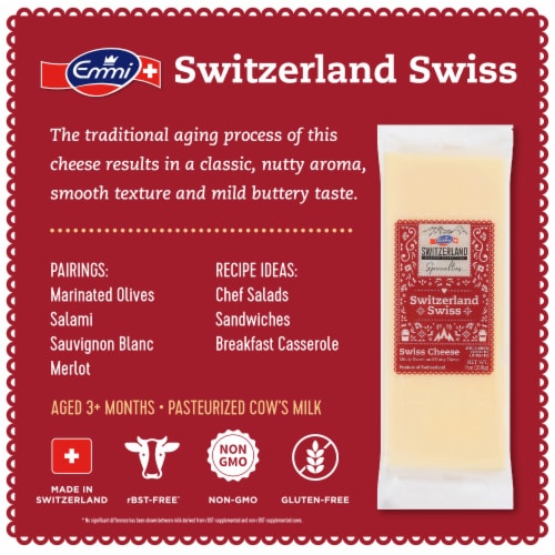Emmi Switzerland Swiss Cheese Perspective: left