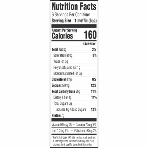 Oroweat Whole Grains Whole Wheat English Muffins Perspective: left