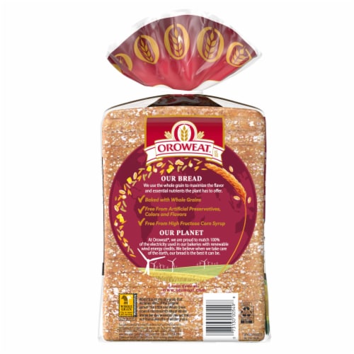 Oroweat Whole Grains Healthnut Bread Perspective: left