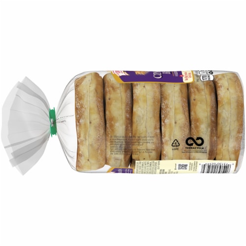 Oroweat Cinnamon Raisin Sliced English Muffins Perspective: left