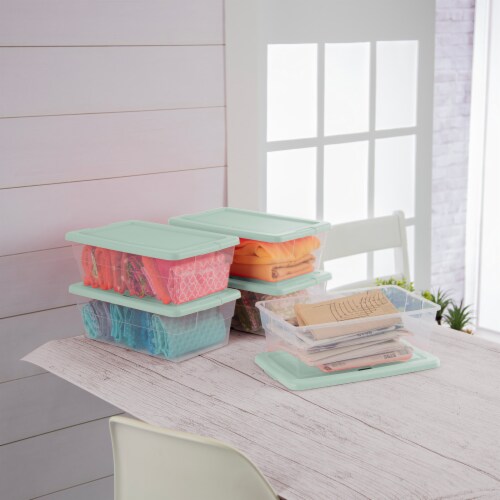 Sterilite® Storage Containers Multipack - Mindful Mint Perspective: left