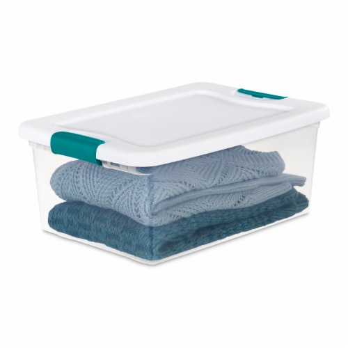 Sterilite Latching Storage Box Perspective: left