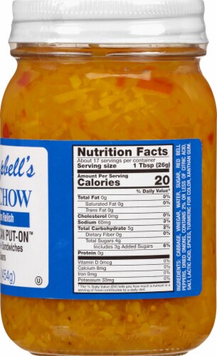 Mrs. Campbell's Sweet Chow Chow Relish Perspective: left