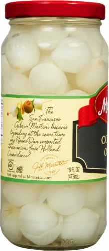 Mezzetta Imported Cocktail Onions Perspective: left