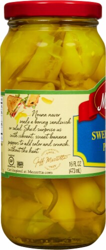 Mezzetta™ Sweet Banana Wax Peppers Perspective: left