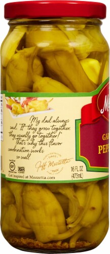 Mezzetta™ Garlic & Dill Medium Heat Peperoncini Perspective: left