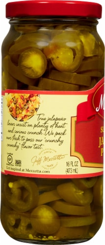 Mezzetta™ Sliced Hot Jalapeño Peppers Perspective: left