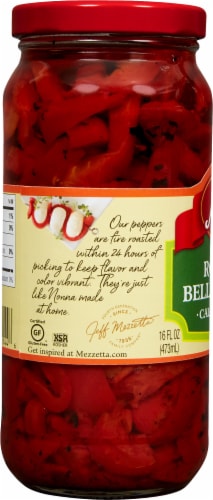 Mezzetta Deli-Sliced Roasted Bell Pepper Strips Perspective: left