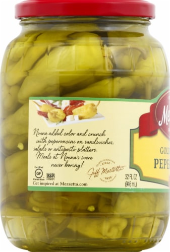 Mezzetta™ Medium-Heat Golden Greek Peperoncini Perspective: left