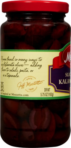 Mezzetta™ Sliced Greek Kalamata Olives Perspective: left