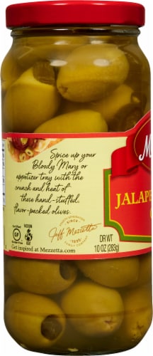Mezzetta™ Jalapeno Stuffed Olives Perspective: left