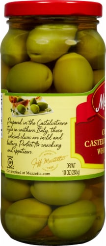 Mezzetta Colossal Castelvetrano Style Whole Olives Perspective: left