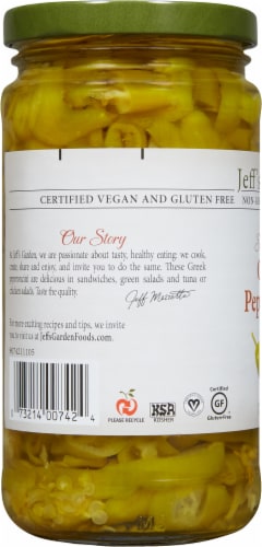 Jeff's Naturals Sliced Greek Peperoncini Perspective: left