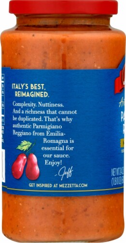 Mezzetta Artisan Ingredients Parmigiano Reggiano Marinara Perspective: left